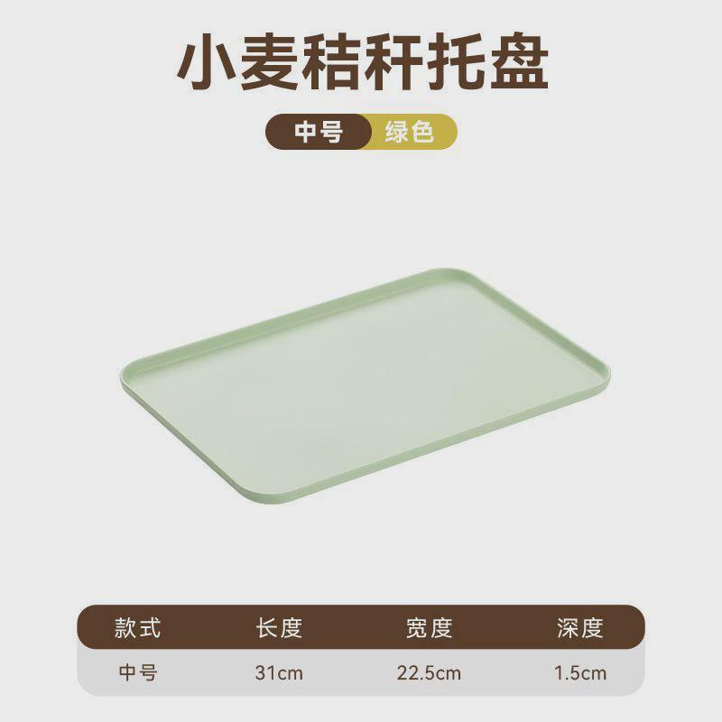 2 Size Plastic Fruit Dessert Tray Desktop Food Storage Plate