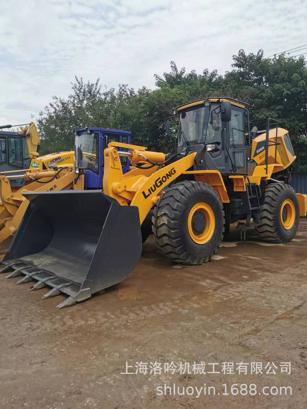 Exportación anual de comercio exterior de Turkmenistán de segunda mano Liu Gong 856H cargador / carretilla elevadora piloto de operación 600