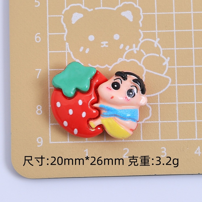 かわいい蜂しんちゃん漫画手作り diy ジュエリークリエイティブワニ靴バックル素材クリーム接着剤樹脂小物アクセサリー|undefined