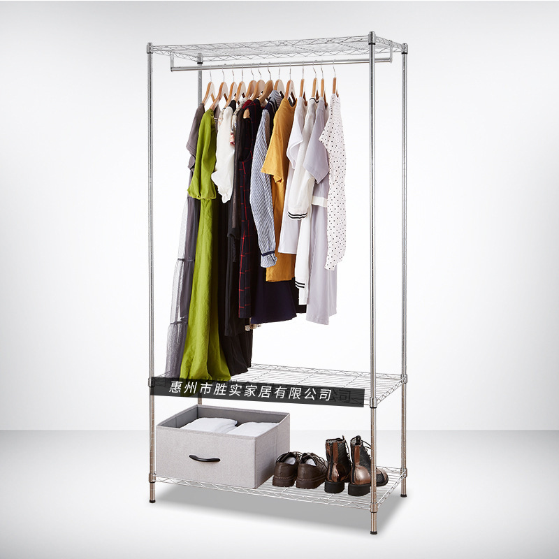 Ready-Made Wardrobe for Home Use, Bedroom Fabric Wardrobe with All-Steel Frame, Electroplated, Thickened and Reinforced, Suitable for Rental Apartments, Storage, Kitchen, Foldable