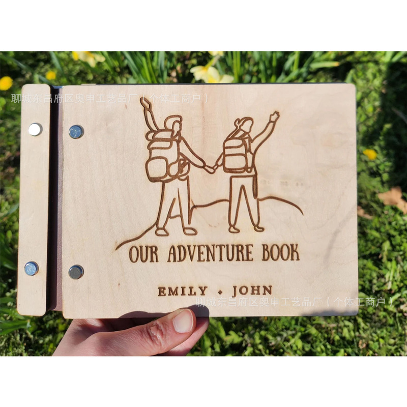 Photo Album Laser Engraved Godmother Godfather Father's Day Mother's Day Gift Pregnancy Announcement Album Book