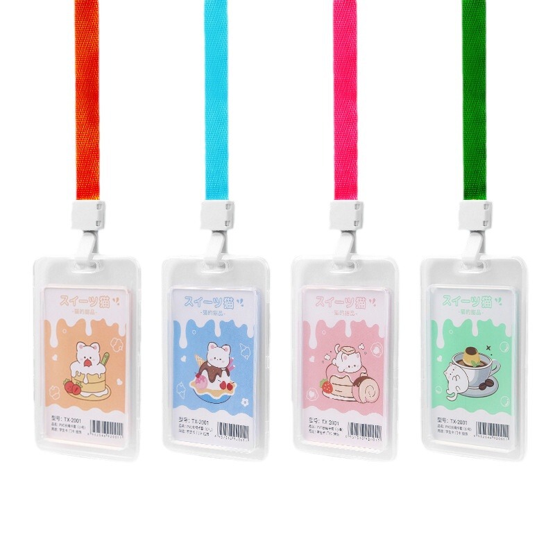 卸売りは交渉可能で、価格が高くて、透明なカードセットの学生胸カードのバッジ証セットのストラップの事務作業カードです。|undefined
