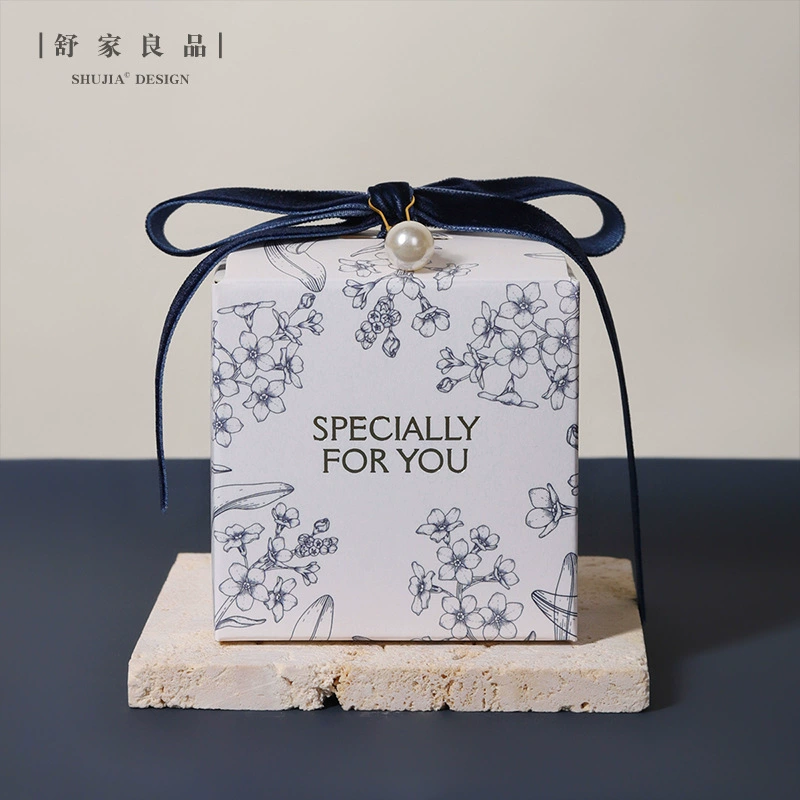 Marriage Hi Sugar Box Advanced Slysaccharide INS Flower Light Luxury Wedding Smoles Special Gift Box Empty Box Package