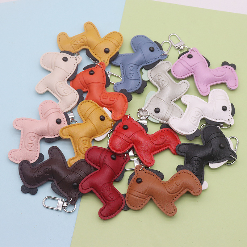 Small and Exquisite Embossed Pony Leather Phone Case Accessory Keychain Pendant Year of the Horse 3D Pendant Decoration Small and Exquisite Embossed Pony Leather Phone Case Accessory Keychain Pendant Year of the Horse 3D Pendant Decoration