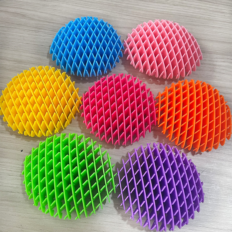 新款解压弹力网玩具  网红3D打印新奇特萝卜家族蠕虫伸缩网玩具