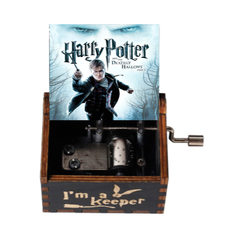 源工場ハリーポッターハイドウェイ手揺れ木製オルゴールミニオルゴールクリエイティブ誕生日プレゼント