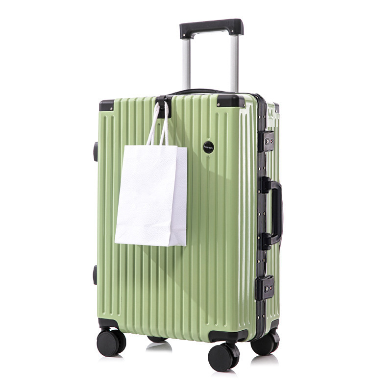 Marco de aluminio ins estudiantes masculinos y femeninos contraseña caja de tracción nueva maleta de rueda silenciosa universal maleta de viaje