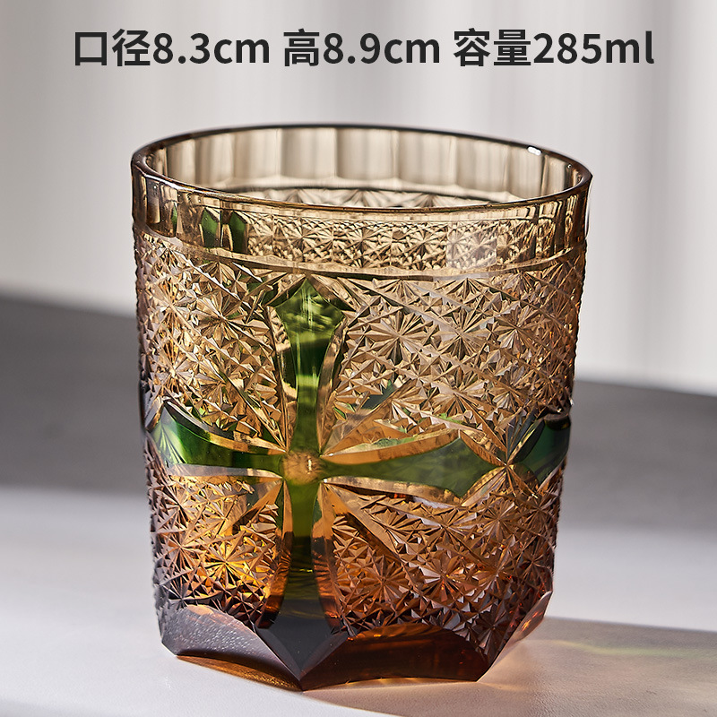 Cross green (single wooden box)