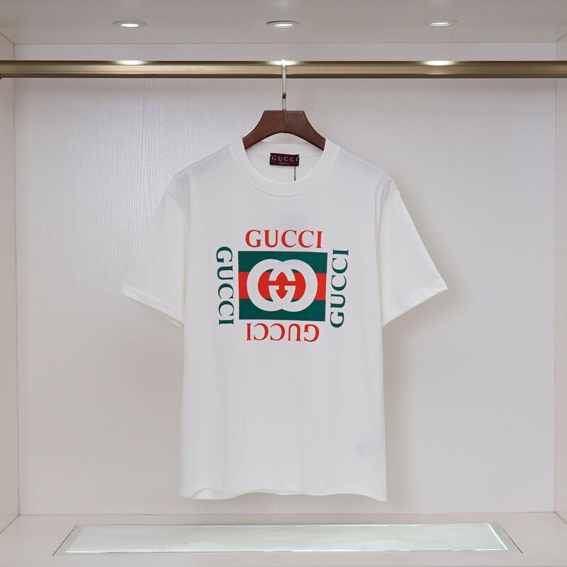 G家の人気商品、高品質純綿半袖Tシャツ、メンズプリント、男女兼用、トレンドブランド、輸出向け、ゆったり半袖|undefined