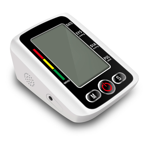 Electronic Blood Pressure Monitor Home Wrist Cuff Upper Arm Blood Pressure Tester Blood Pressure Measurement Device for International Trade