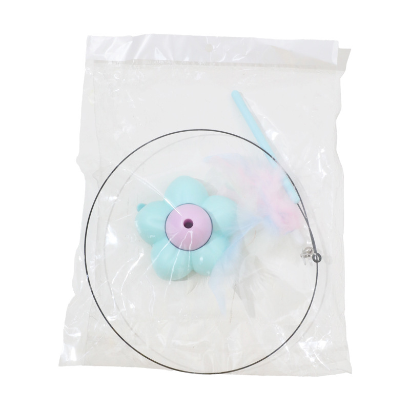 ZHi Toy Macaron Fun Cat Stick Potente ventosa Fijable de mano de 74CM de tornillo de acero alargado Juguete para gatito