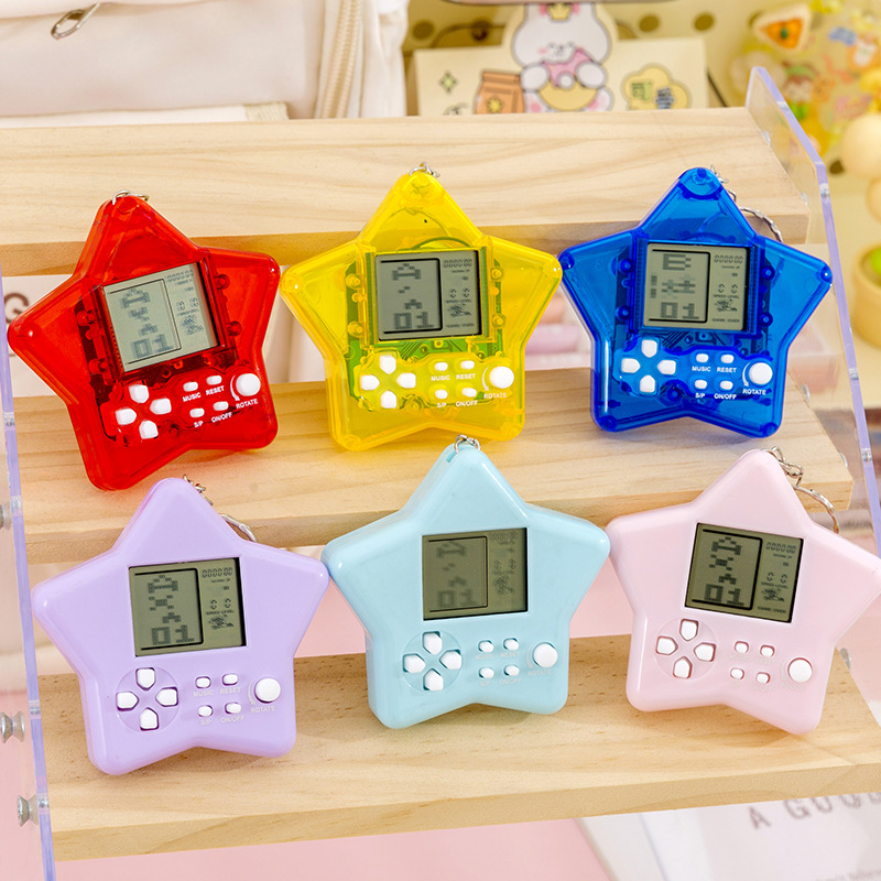 (Cross-border trading), electronic tetris, small game console, classic toy, keychain