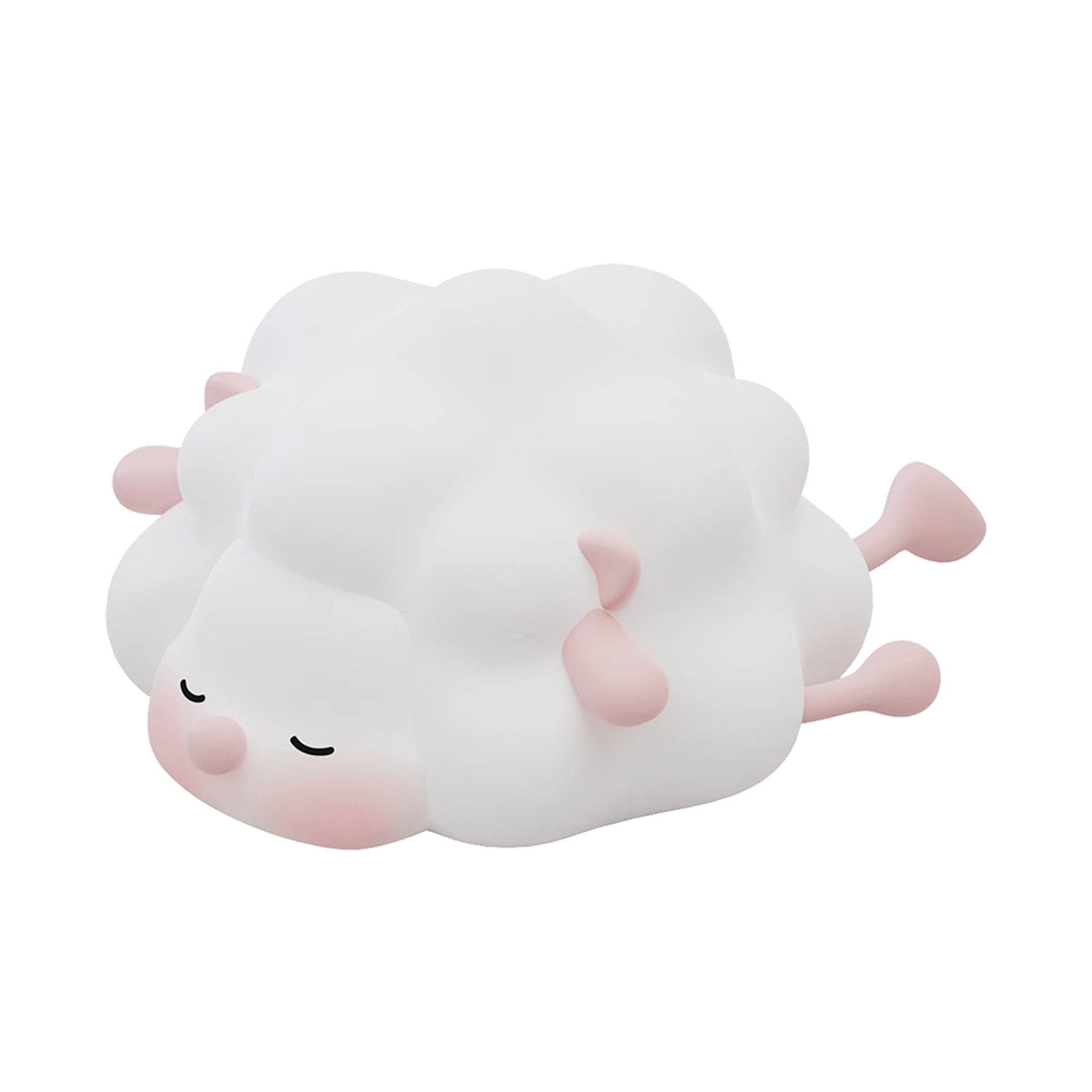 Lámpara Nocturna de Silicona con Diseño de Nube, Popular en el Extranjero, Recargable, Lámpara de Mesa Creativa, Luz de Ambiente Y