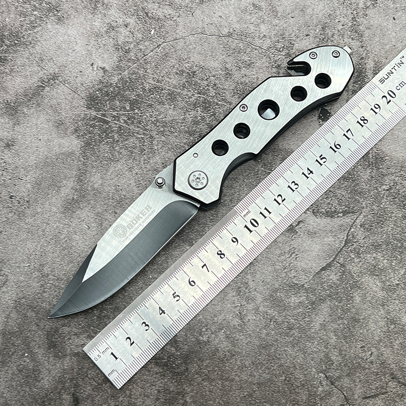 工厂直销户外折刀求生便携口袋小刀不锈钢野营锋利礼品折叠水果刀