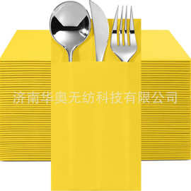 亚马逊热销亚麻触感单层无尘餐巾可定制logo一次性无尘纸餐巾