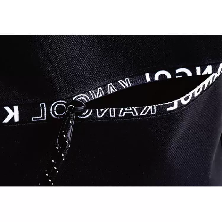 Japanese black magazine, travel bag hip-hop style for leisure for beloved, backpack, oxford cloth, worn on the shoulder, wholesale