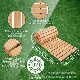 木质花园小径户外庭院路径装饰花园木板走道婚礼派对地板通道装饰