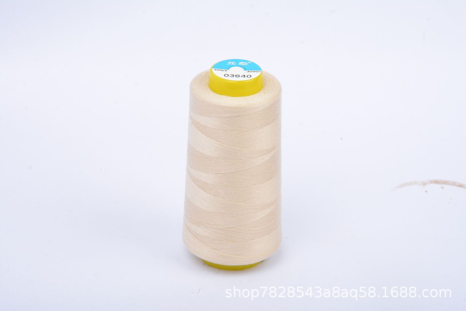 402 Liu Qing 3000 yardas línea de costura serie marrón línea especial de fábrica de ropa línea de máquina de coser de alta velocidad