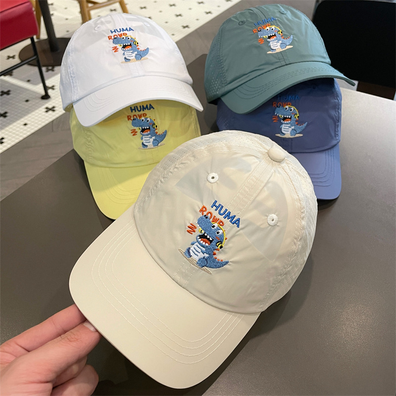 Sombrero para niños verano versión coreana de la gorra de todo fósforo delgada de secado rápido para hombres y mujeres, sombrilla linda para bebés, gorra de béisbol transpirable