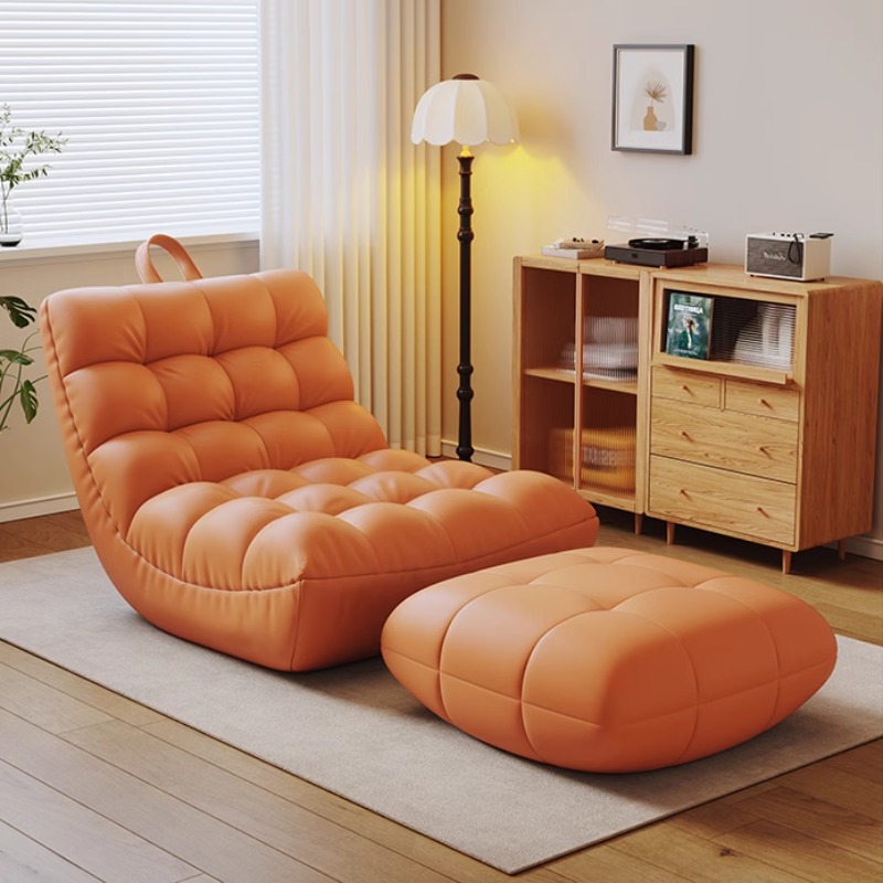 Caterpillar perezoso sofá silla mecedora perros humanos pequeño salón para acostarse y dormir tatami simple cómodo sofá pequeño