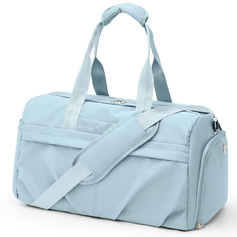 Bolsa de fitness con zapato compartimiento bolsa de equipaje deportivo impermeable bolsa de viaje bolsa de yoga con barra de tracción cubierta de viaje almacenamiento