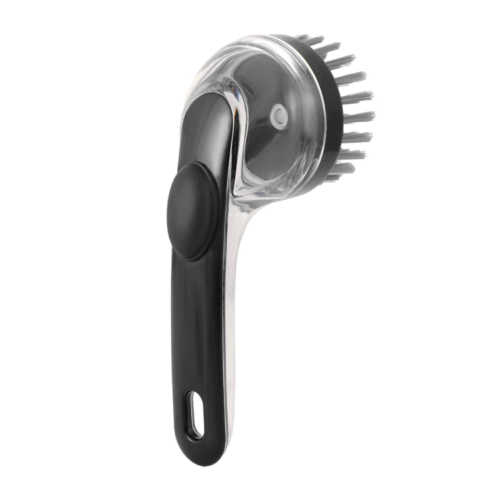 Новое многофункциональное длинная ручка жидкость чистящее pot brush бытовой пресс жидкость чистящая щетка для кухни посуды