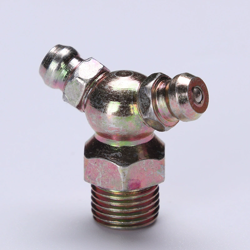 樱芝雪 Supply M10*1 color zinc straight oil nozzle, curved oil nozzle, double-ended iron oil nozzle, supplied by the manufacturer