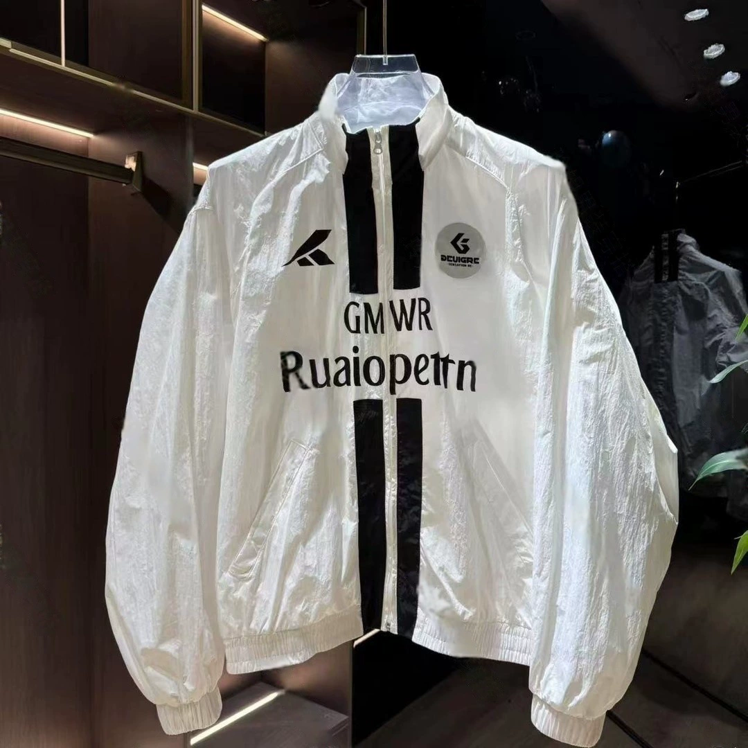 Универсальная мужская куртка с цветными блоками в американском стиле, свободная повседневная летняя новая модная брендовая рабочая одежда с воротником-стойкой