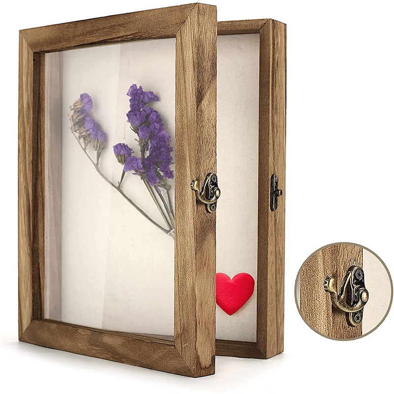 Shadow Box Display Cabinet, Photo Frame, Souvenir, Award, Medal, Bouquet, Photo, Badge, Memory Box, Shadow Box Frame