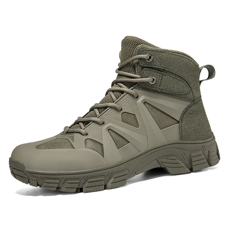 1129 Men's Hiking Boots, Military Boots, Outdoor Work Boots, Short Boots, Autumn and Winter High-Top Thick-Soled Non-Slip Off-Road Tactical Boots 1129 Men's Hiking Boots, Military Boots, Outdoor Work Boots, Short Boots, Autumn and Winter High-Top Thick-Soled Non-Slip Off-Road Tactical Boots