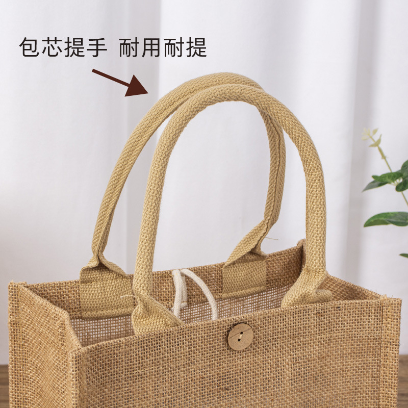 Bolsas de lino universales simples de viaje DIY bolsas de regalo de vacaciones bolsas de regalo de mano bolsas de lino personalizadas