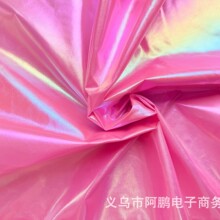 幻彩银膜烫金，蓝面料，cosplay服装 动漫装饰烫金布