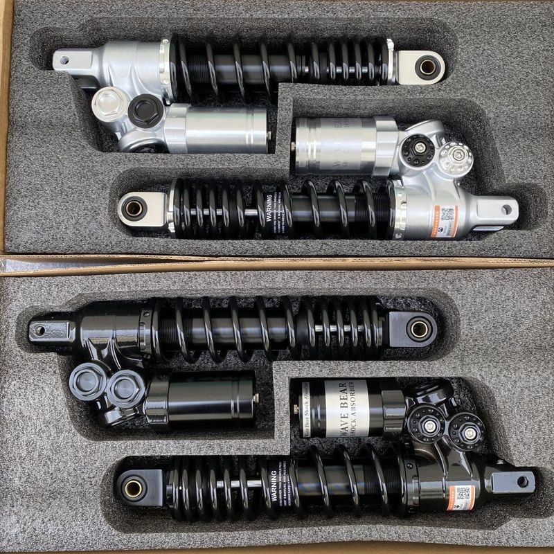 新款九号直上倒置后减震加粗加宽减震器N系通用改装可调节重减震|undefined