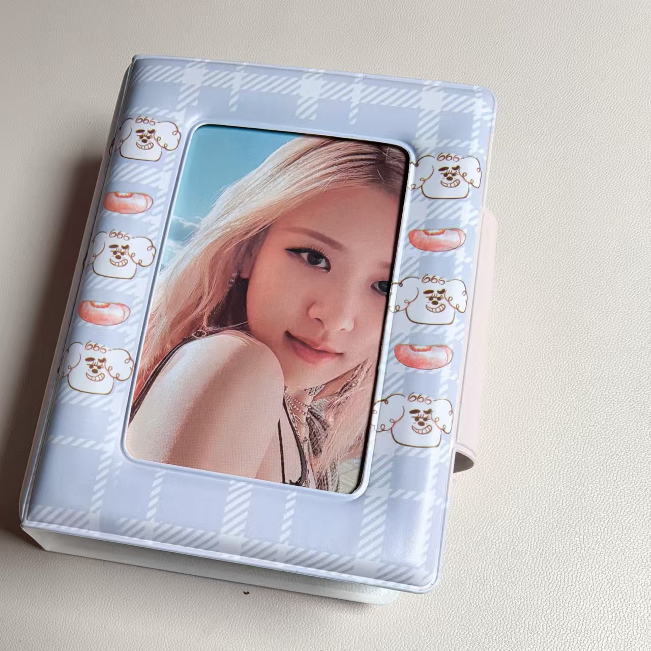 장미 강아지 카드북