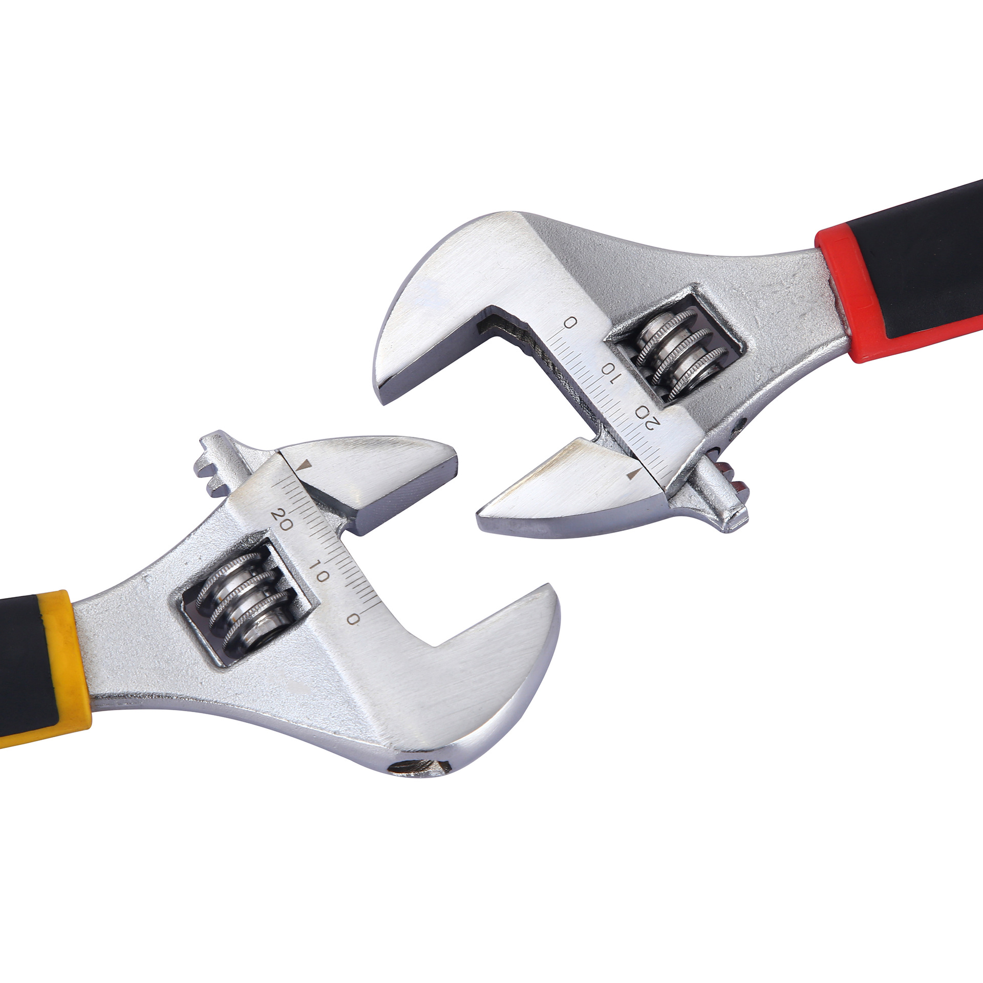 Suministro directo de fábrica multifuncional llave ajustable reparación de automóviles hogar abierto mango de plástico grande llave ajustable abierta herramienta al por mayor