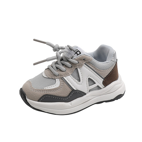 2024 Spring and Autumn New Children's Sports Shoes Boys' Net Shoes Casual Shoes Girls' Baby Shoes Soft Sole Running Shoes