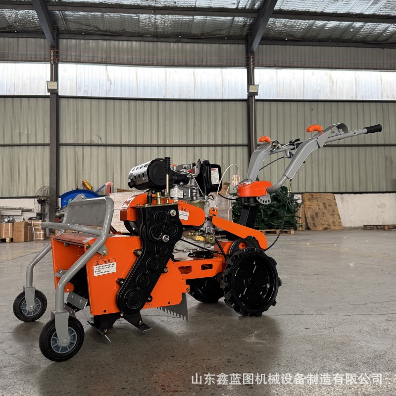 Máquina integrada de deshierbe y deshierbe rotatorio de control de doble embrague con tracción en las cuatro ruedas