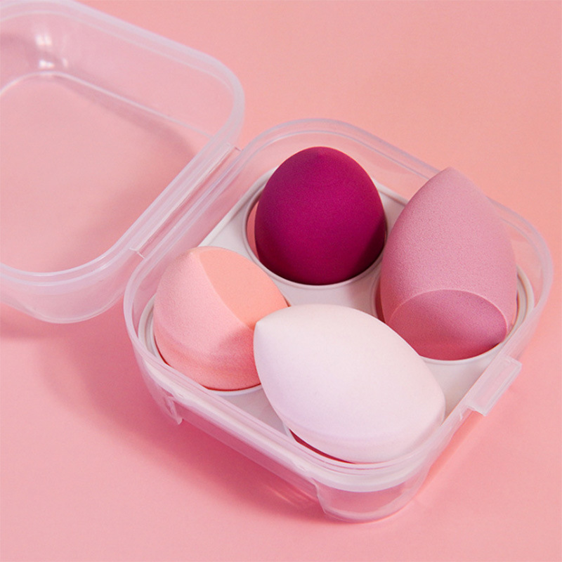 Multicolor Pattern Simple Style Multicolor Hydrophilic Non-latex Makeup Sponge 1 Set
