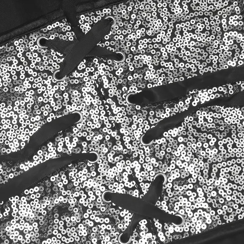 Europa y Estados Unidos plata esquinilla decoración de dama sin cinturón de hombro plástico chaqueta Amazon suministro de comercio electrónico transfronterizo