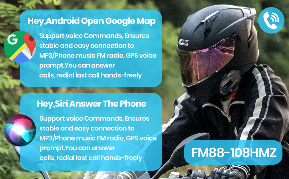Neutral S6 Helmet Bluetooth Headset Motorcycle Helmet Headset Riding Headset Noise-Canceling Headset 3-Person Intercom