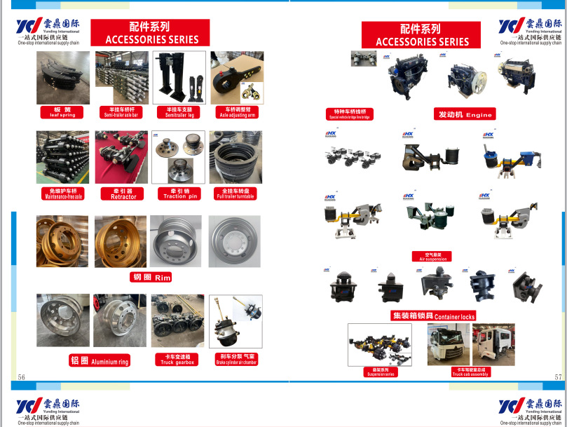 Export Semi-Trailer Axle Assembly, American-Style 13-Ton Trailer Rear Axle, Drum-Type Axle for Tractor-Trailer