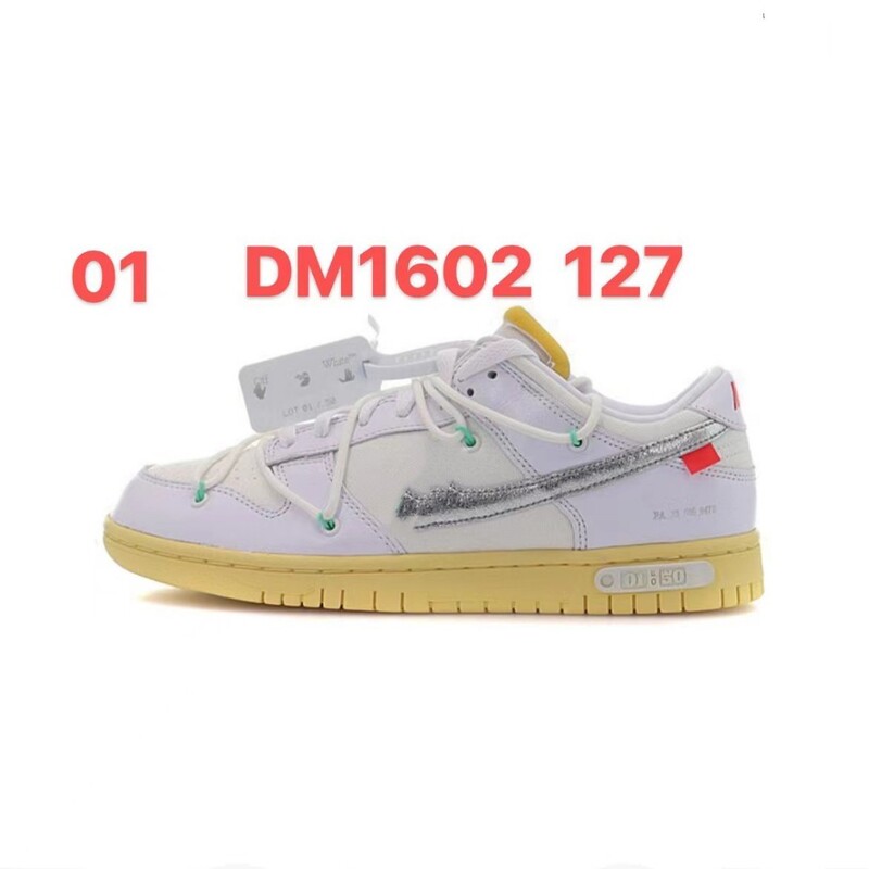 Putian Factory Direct Sales Dunk Off Joint Ow Straps The50 Fashion Trendy Casual Shoes Cross-Border Export Putian Factory Direct Sales Dunk Off Joint Ow Straps The50 Fashion Trendy Casual Shoes Cross-Border Export