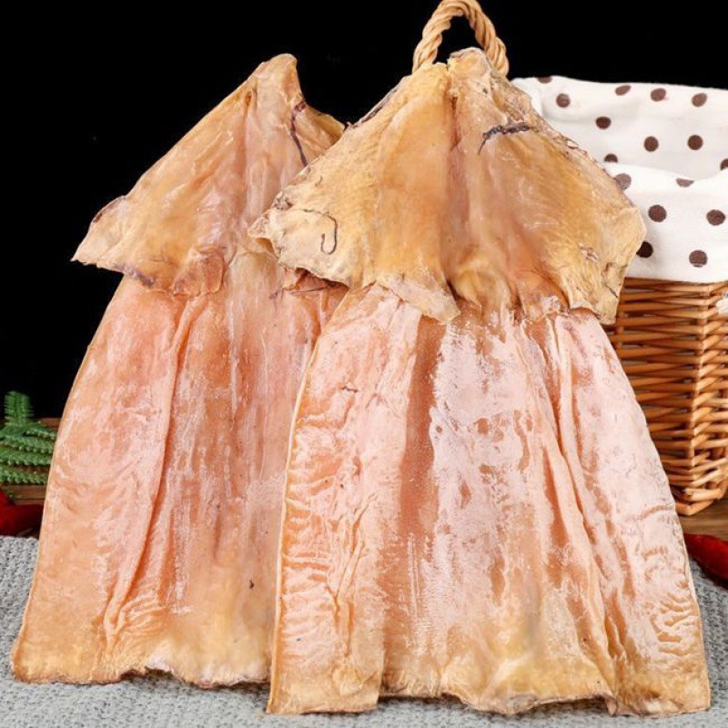 新货淡晒鱿鱼干无头大鱿鱼自晒淡干去头福建特产海鲜干货尤鱼代发