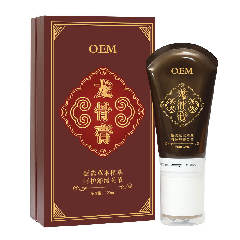 定制贴牌龙骨膏滚珠按摩膏开背刮痧发热按摩凝胶肩颈背部推拿养生|undefined