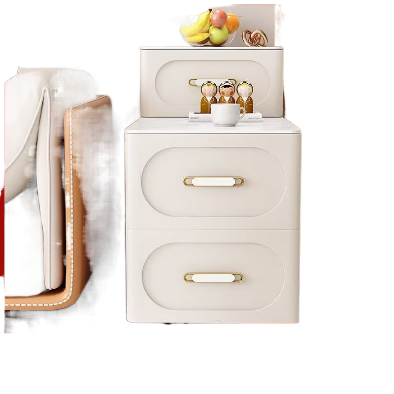 Gabinete lateral inteligente sofá recargable móvil Gabinete lateral de vidrio de salón Gabinete de té Esquina de mesas de cama domésticas