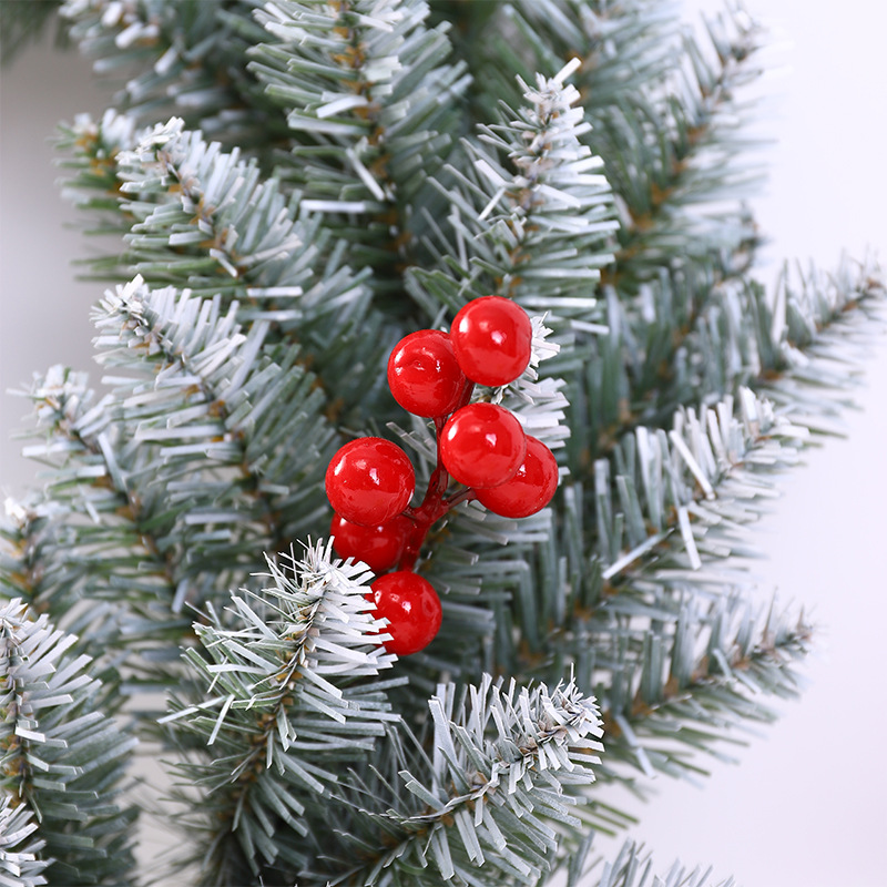 Decoración de Navidad Garland ratán decoración de Navidad escena diseño de la ventana anillo de ratán puerta colgando suministros de decoración de ratán