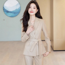 西装外套女秋装新款职业装高级感通勤气质收腰时尚西服套装工作服