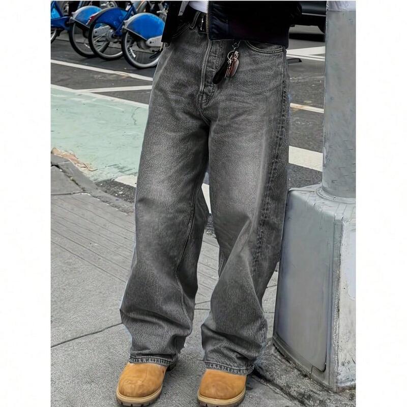 Cross-border AliExpress Summer Men's New Style Daily Commuting Straight-Leg Casual Pants Stylish Gray Denim Trousers Wholesale Cross-border AliExpress Summer Men's New Style Daily Commuting Straight-Leg Casual Pants Stylish Gray Denim Trousers Wholesale