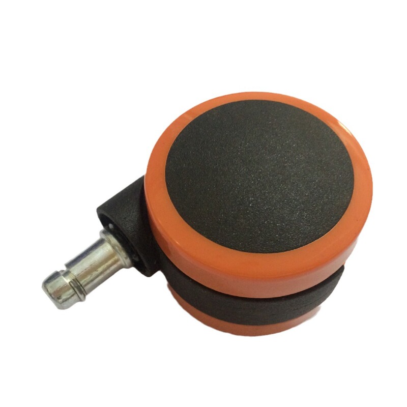 Nylon PU Caster Furniture Office Chair Flat Edge Wheel Sofa Plastic Wheel Mute Universal Rubber Large Liner Wheel