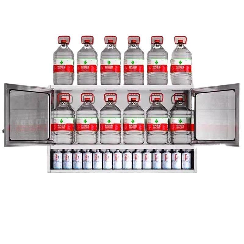 ステンレス製キッチンウォールキャビネット、キッチン吊り戸棚、収納キャビネット、ステンレス製食器棚、壁掛けキャビネット、ウォールキャビネット|undefined